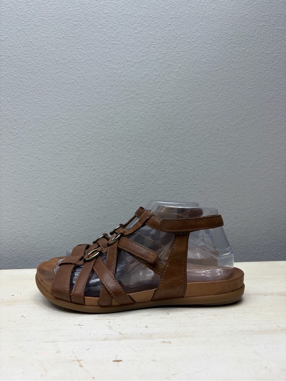 Dansko Brown Leather Jolene Gladiator Sandals Size 38